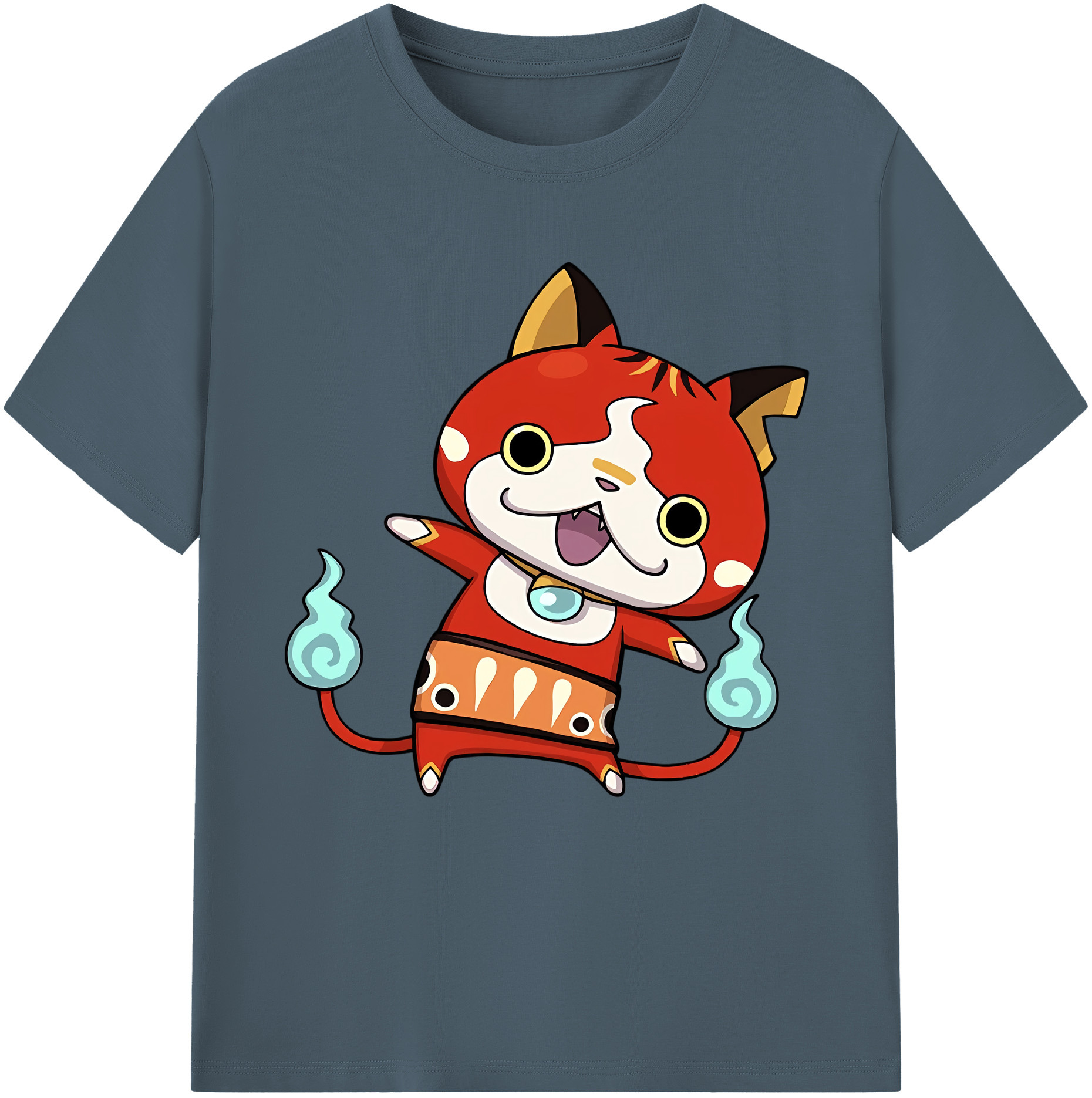 （画像用） 妖怪ウォッチ Yo-kai Watch 綿100％半袖Tシャツ（フロントプリント）